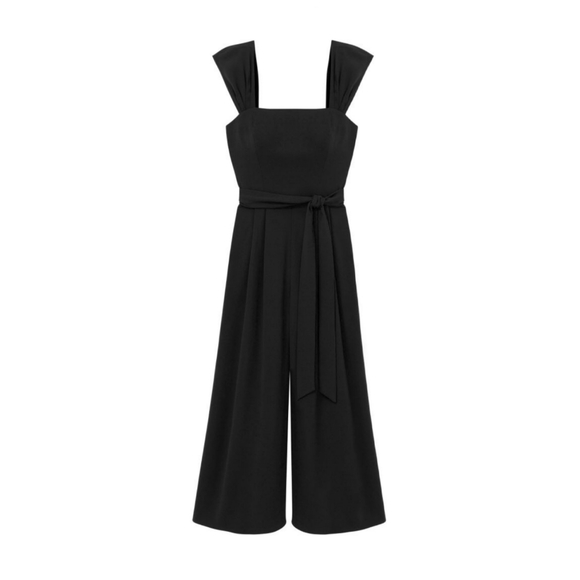 Gal Meets Glam - Veronica Black Jumpsuit/Romper - Picture 2 of 7